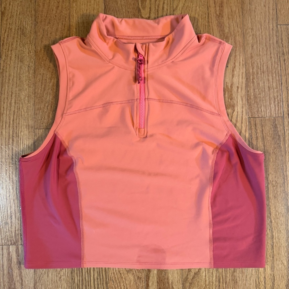 Old Navy Orange Pink Active Vest Women’s Size XL Tall